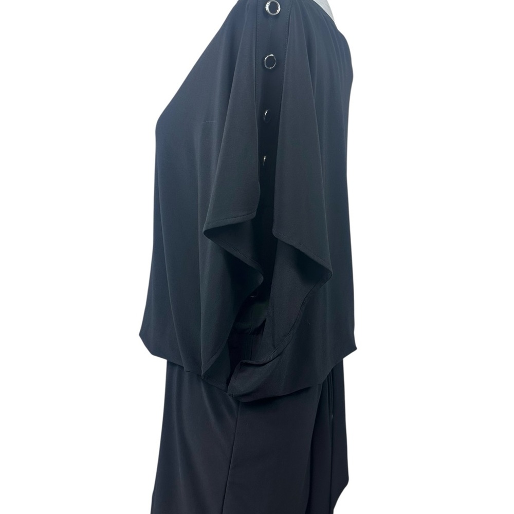 White House Black Market black dress with tie at waist size XL - Picture 5 of 8